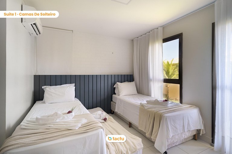 Apartamento con hermosa vista al jardín y al mar en VG Sun