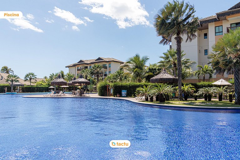 Apartamento com linda vista jardim e mar no VG Sun