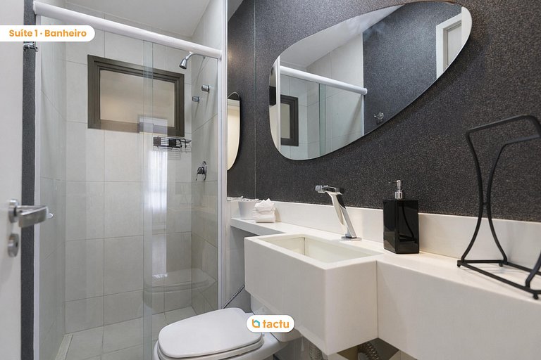 Apto confortável perto da piscina no VG Sun