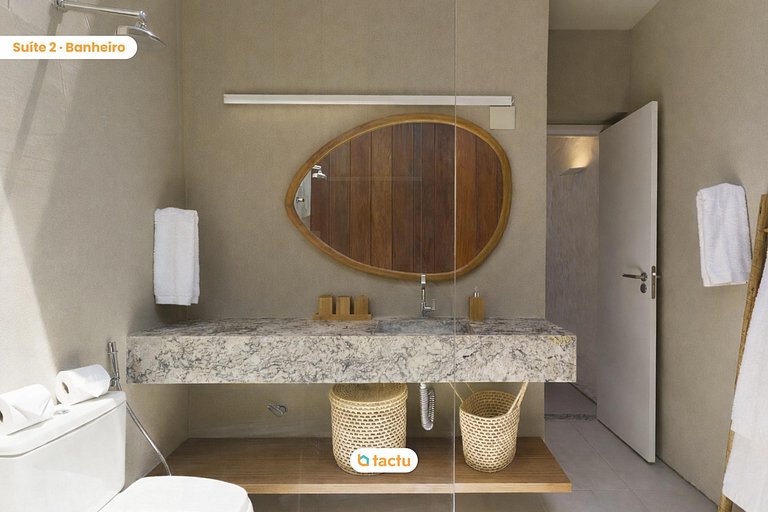 Refuge avec piscine chauffée et aire de jeux