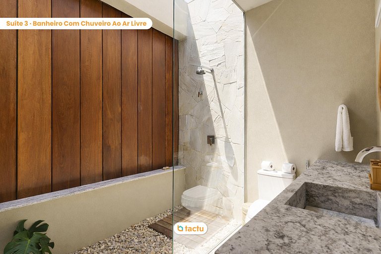 Refugio con piscina climatizada y juegos infantiles