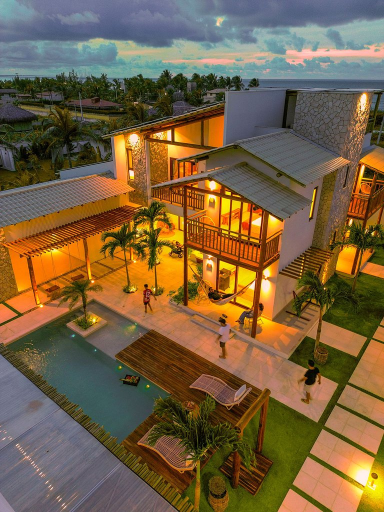 Vila Céu Azul with 8 suites in Fortim