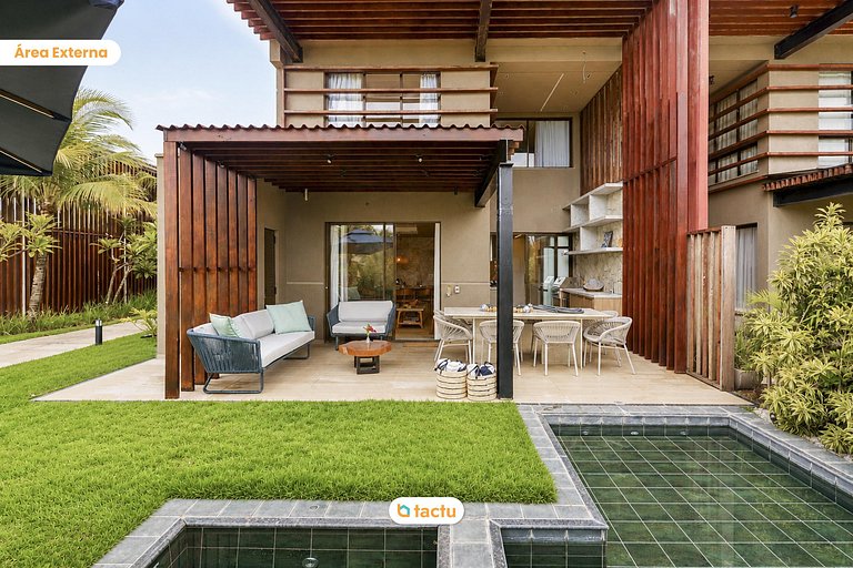 Casa Luxuosa em Flecheiras com piscina vista mar