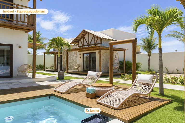 Villa de luxe à Fortim : beach tennis et piscine