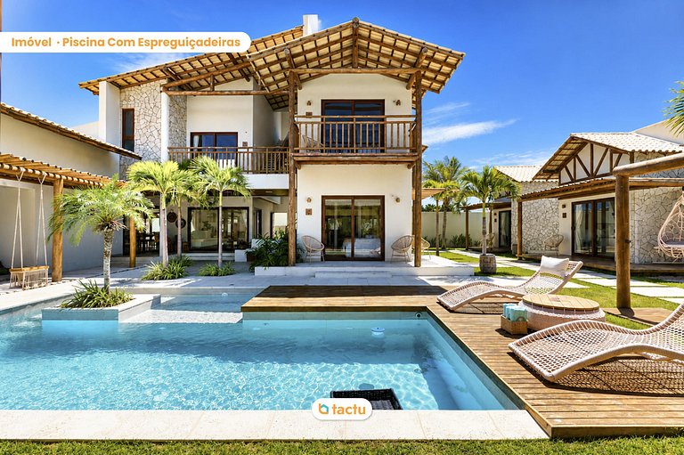 Luxury Villa in Fortim: Beach Tennis and Pool