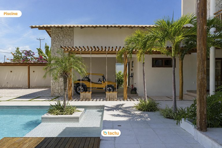 Luxury Villa in Fortim: Beach Tennis and Pool