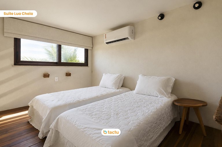 Vila de lujo en Fortim: tenis de playa y piscina