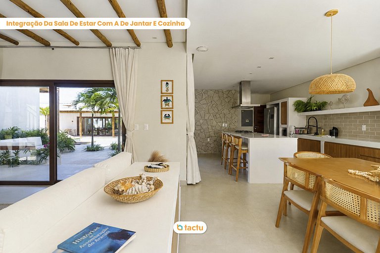 Luxury Villa in Fortim: Beach Tennis and Pool