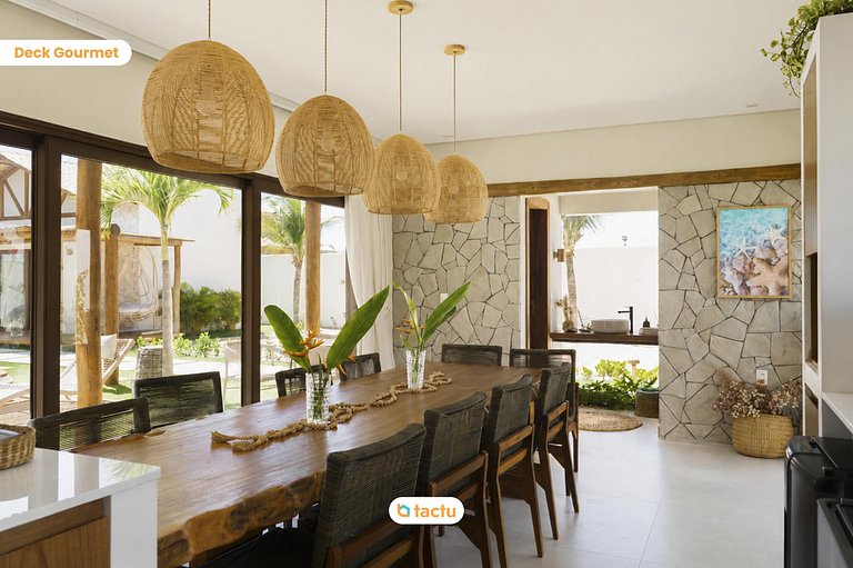 Luxury Villa in Fortim: Beach Tennis and Pool