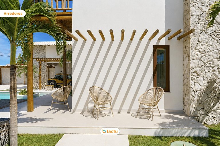 Luxury Villa in Fortim: Beach Tennis and Pool