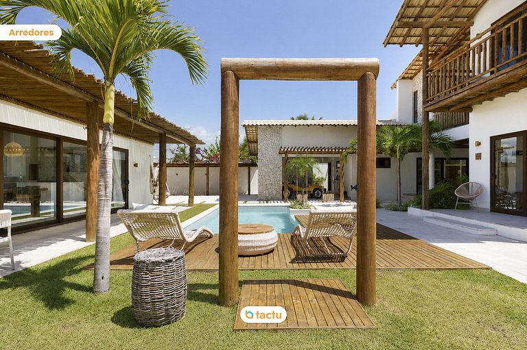 Luxury Villa in Fortim: Beach Tennis and Pool