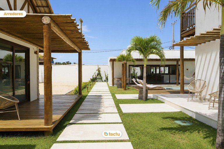 Luxury Villa in Fortim: Beach Tennis and Pool