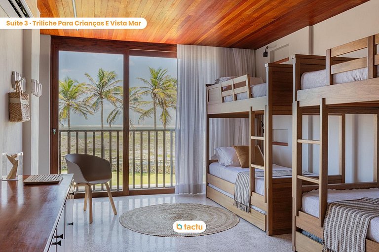 Casa Frente mar para Família Jaguaribe Villas