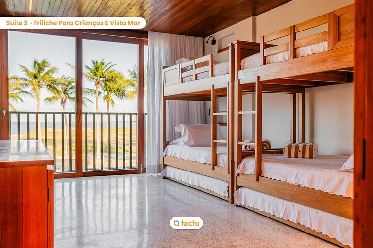 Casa Frente al Mar para Familias | Jaguaribe Villas
