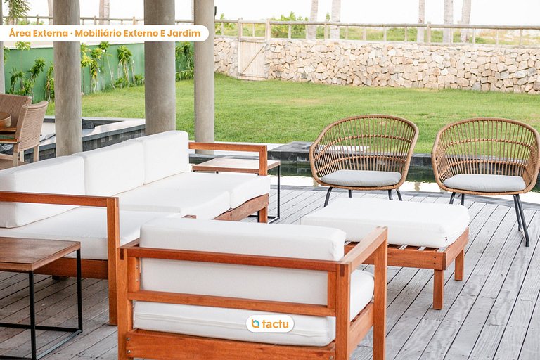 Casa Frente al Mar para Familias | Jaguaribe Villas
