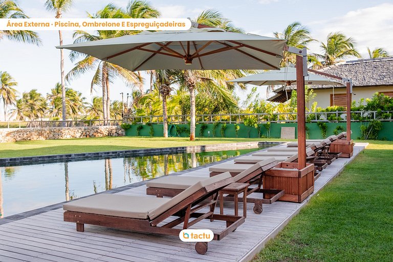 Casa Frente mar para Família Jaguaribe Villas