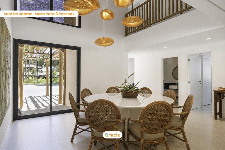 Casa com piscina, rooftop no Fortim Villas