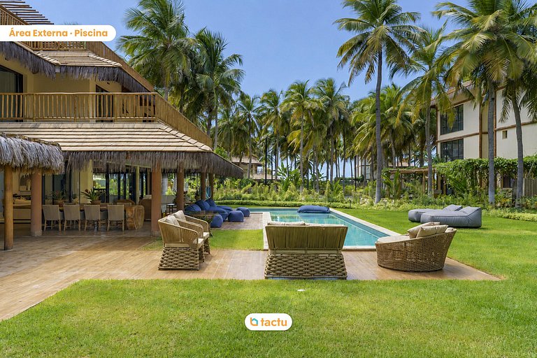 Casa con piscina y terraza en Fortim Villas