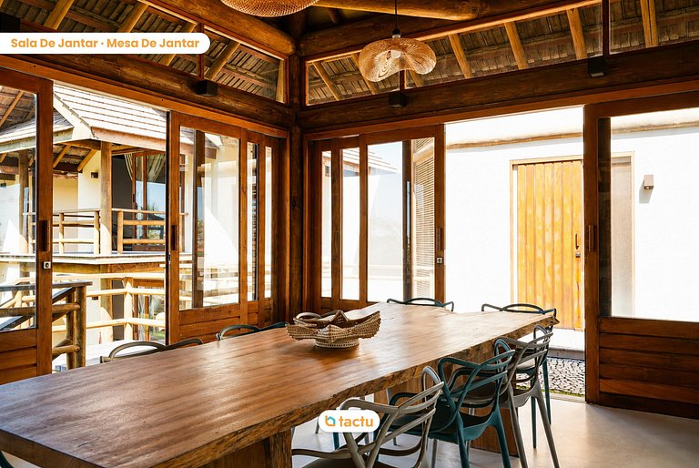 Casa 061:com Piscina e ideal para Grupos no Fortim