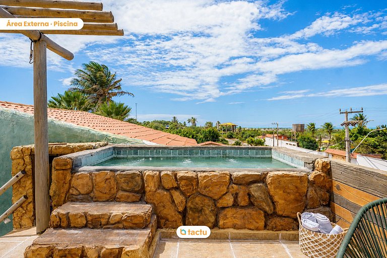 Casa Cocar con Piscina y Rooftop en Fortim