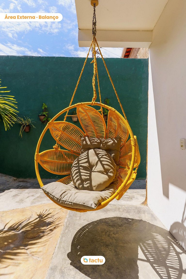 Casa Cocar com Piscina e Rooftop em Fortim