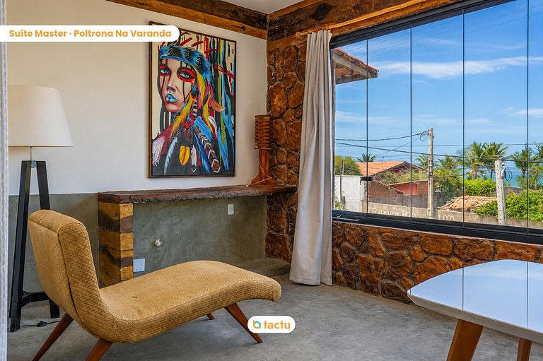 Casa Cocar com Piscina e Rooftop em Fortim