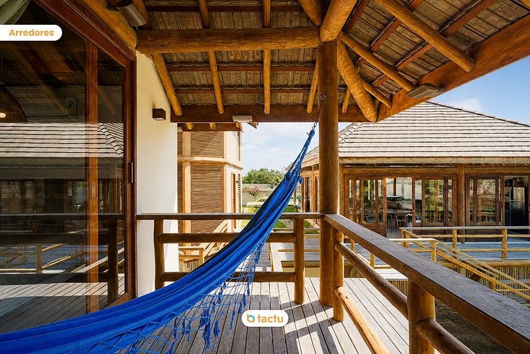 Casa 061 con piscina, ideal para grupos en Fortim