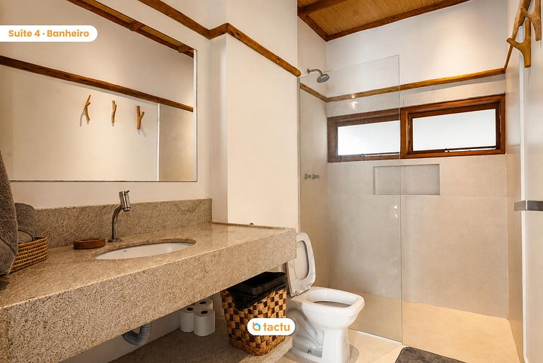 Casa 061 con piscina, ideal para grupos en Fortim
