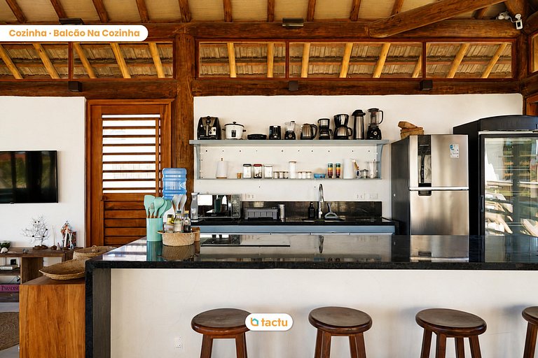 Casa 061:com Piscina e ideal para Grupos no Fortim