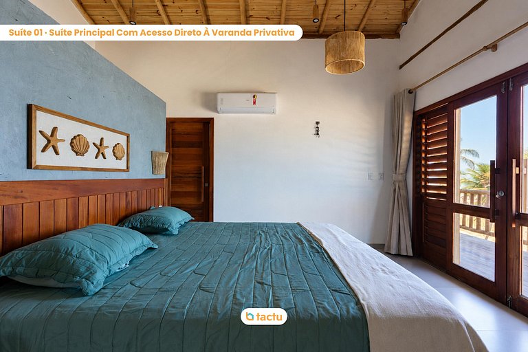 Casa Beira-Mar com Piscina Infinita | 13 Hóspedes