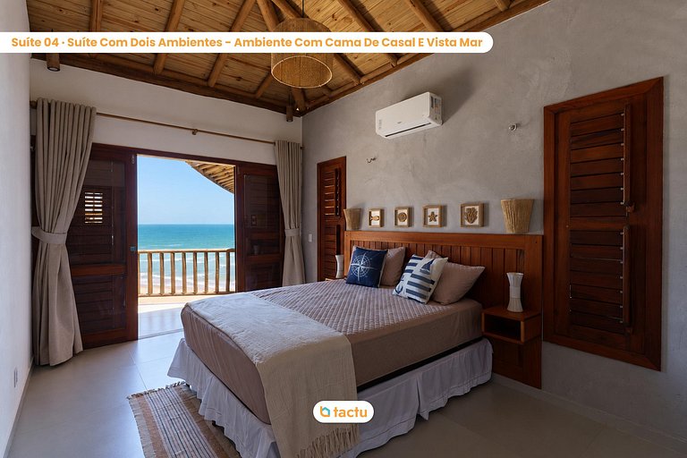 Maison en Bord de Mer avec Piscine à Débordement