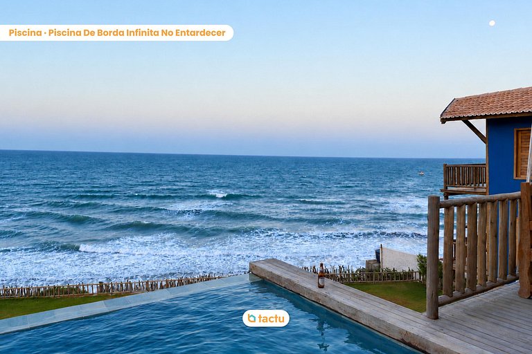 Maison en Bord de Mer avec Piscine à Débordement