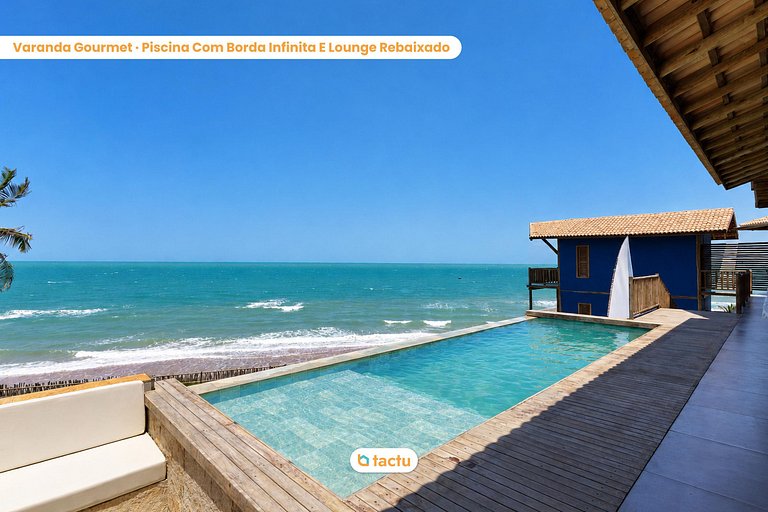 Casa Beira-Mar com Piscina Infinita | 13 Hóspedes