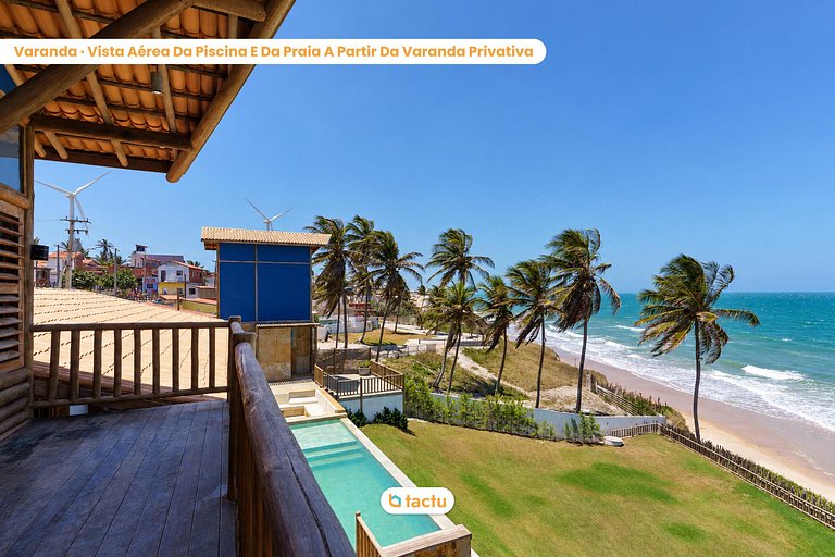 Beachfront House with Infinity Pool | 13 Guests