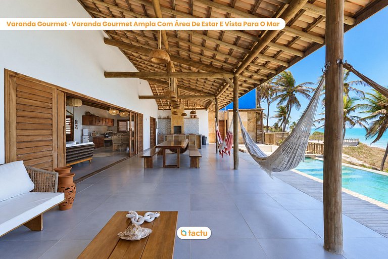 Beachfront House with Infinity Pool | 13 Guests